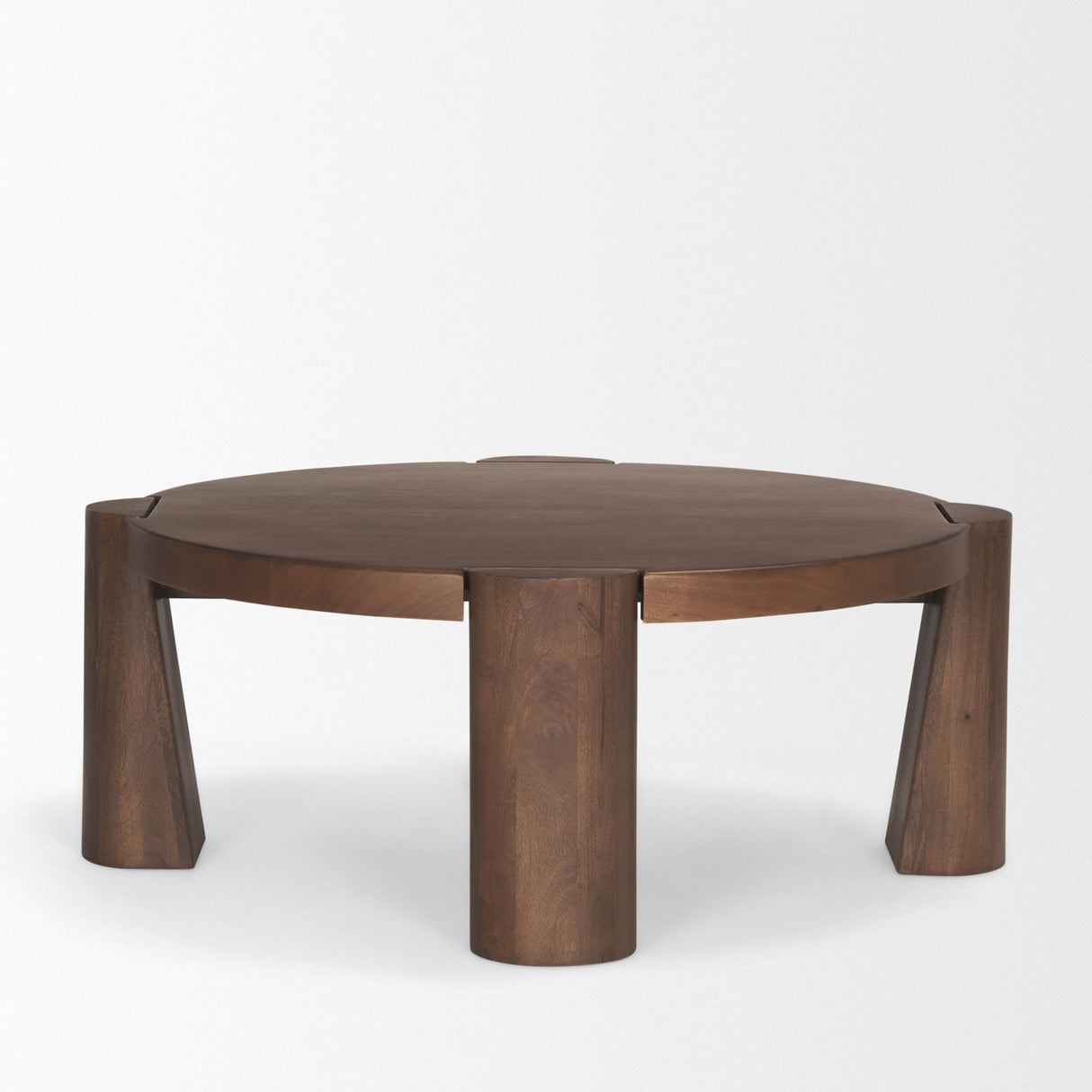Mercana Tammar Round Wood w/ Tapered Legs Coffee Table