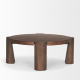 Mercana Tammar Round Wood w/ Tapered Legs Coffee Table