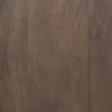 Mercana Tammar Rectangular Brown Wood w/ Tapered Legs Dining Table