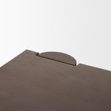 Mercana Tammar Rectangular Brown Wood w/ Tapered Legs Dining Table