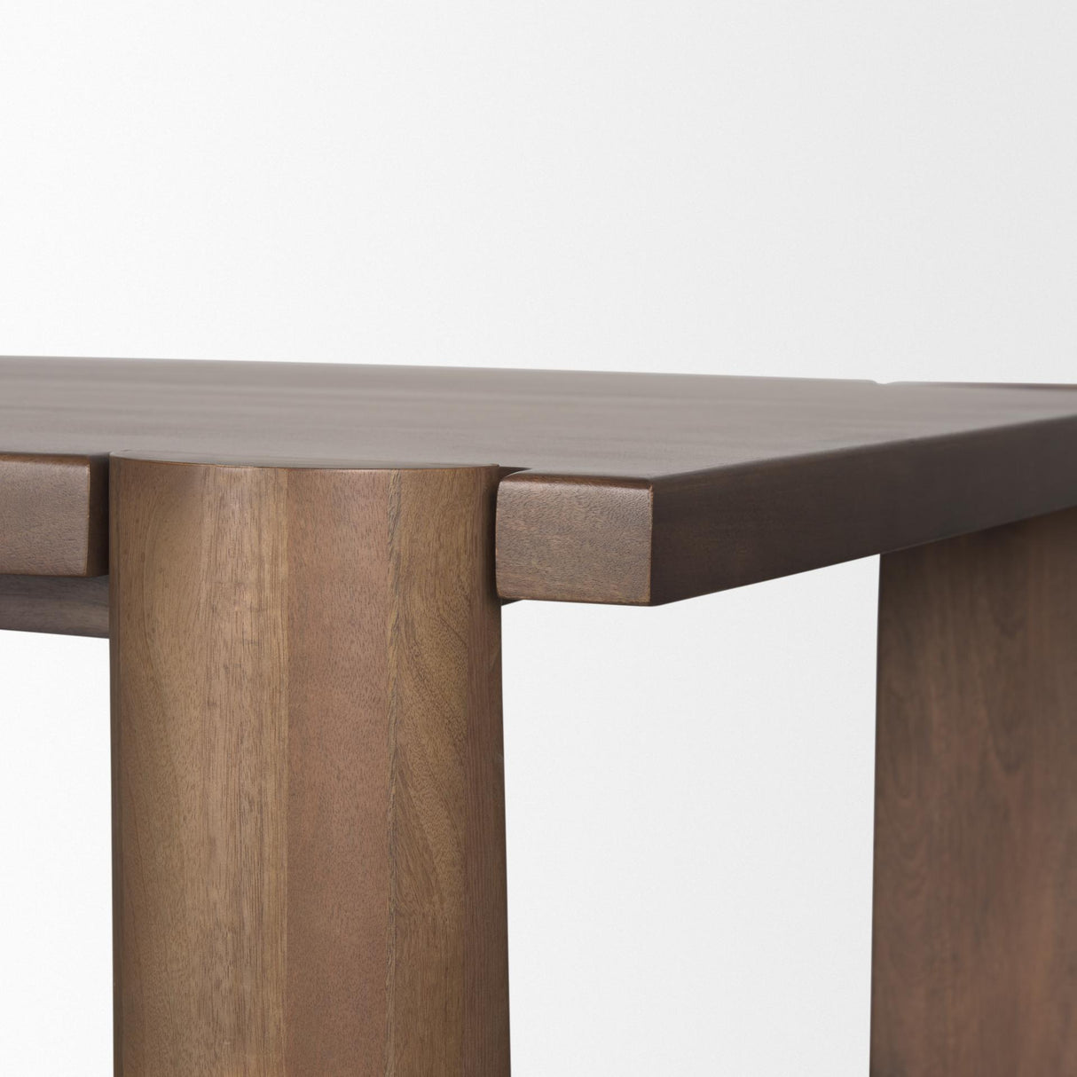 Mercana Tammar Rectangular Brown Wood w/ Tapered Legs Dining Table