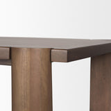 Mercana Tammar Rectangular Brown Wood w/ Tapered Legs Dining Table