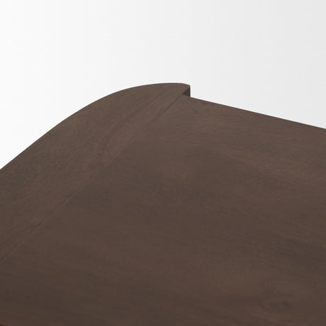 Mercana Tammar Brown Wood 4-Door Sideboard