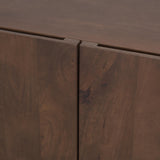 Mercana Tammar Brown Wood 4-Door Sideboard