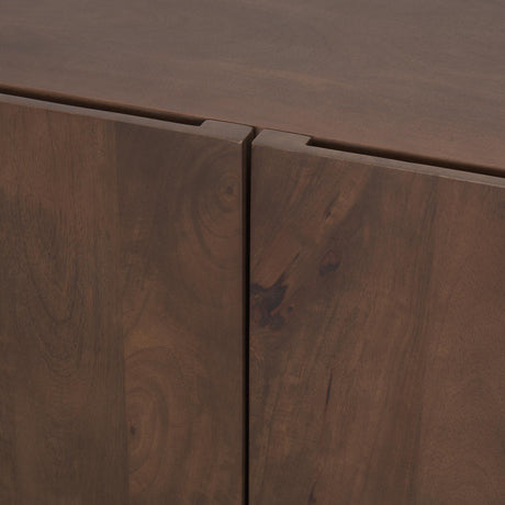 Mercana Tammar Brown Wood 4-Door Sideboard