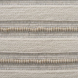 Mercana Taimo White Washed Light Brown Wood w/ Striped Fabric Seat Bench