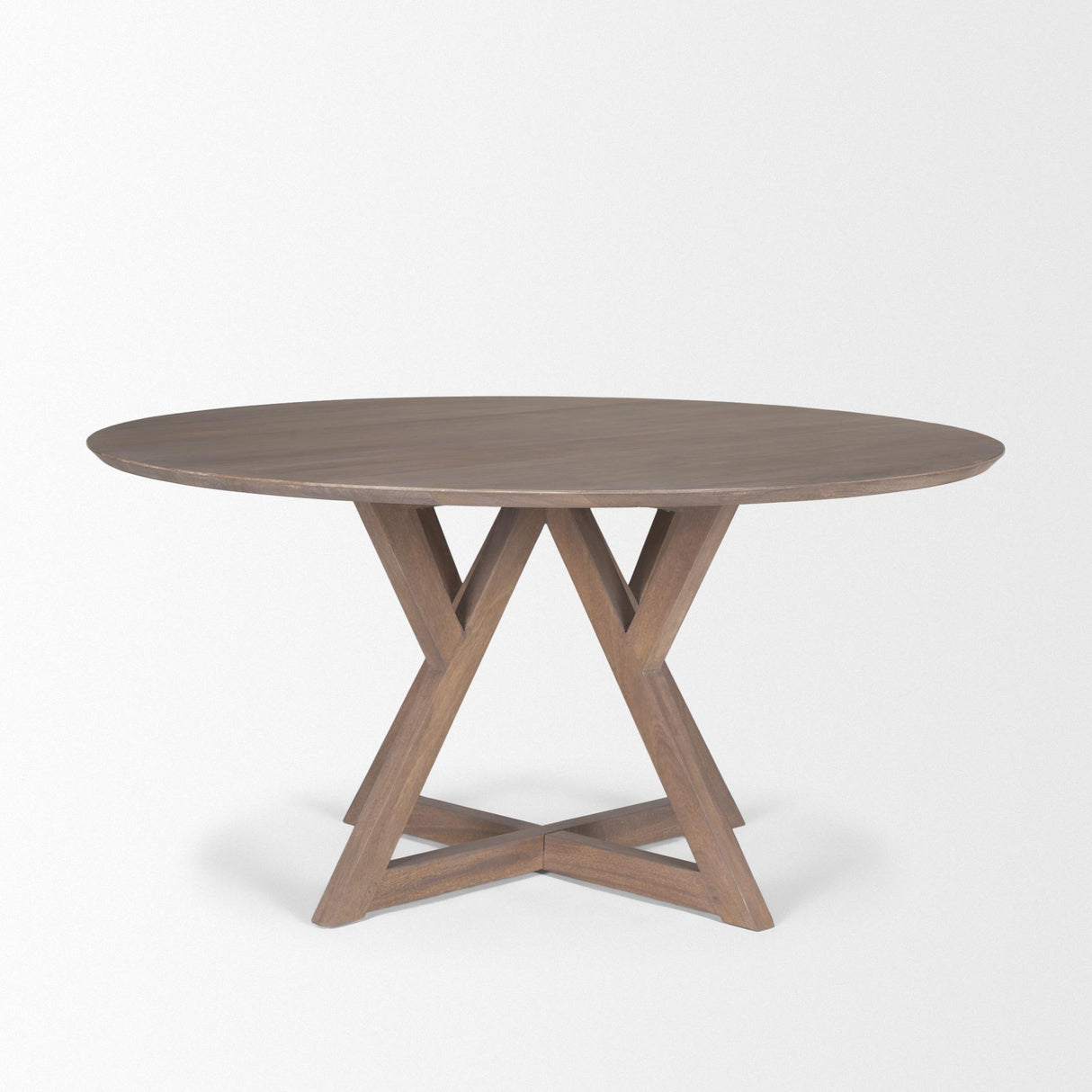 Mercana Jennings 60" Light Brown Wood Dining Table
