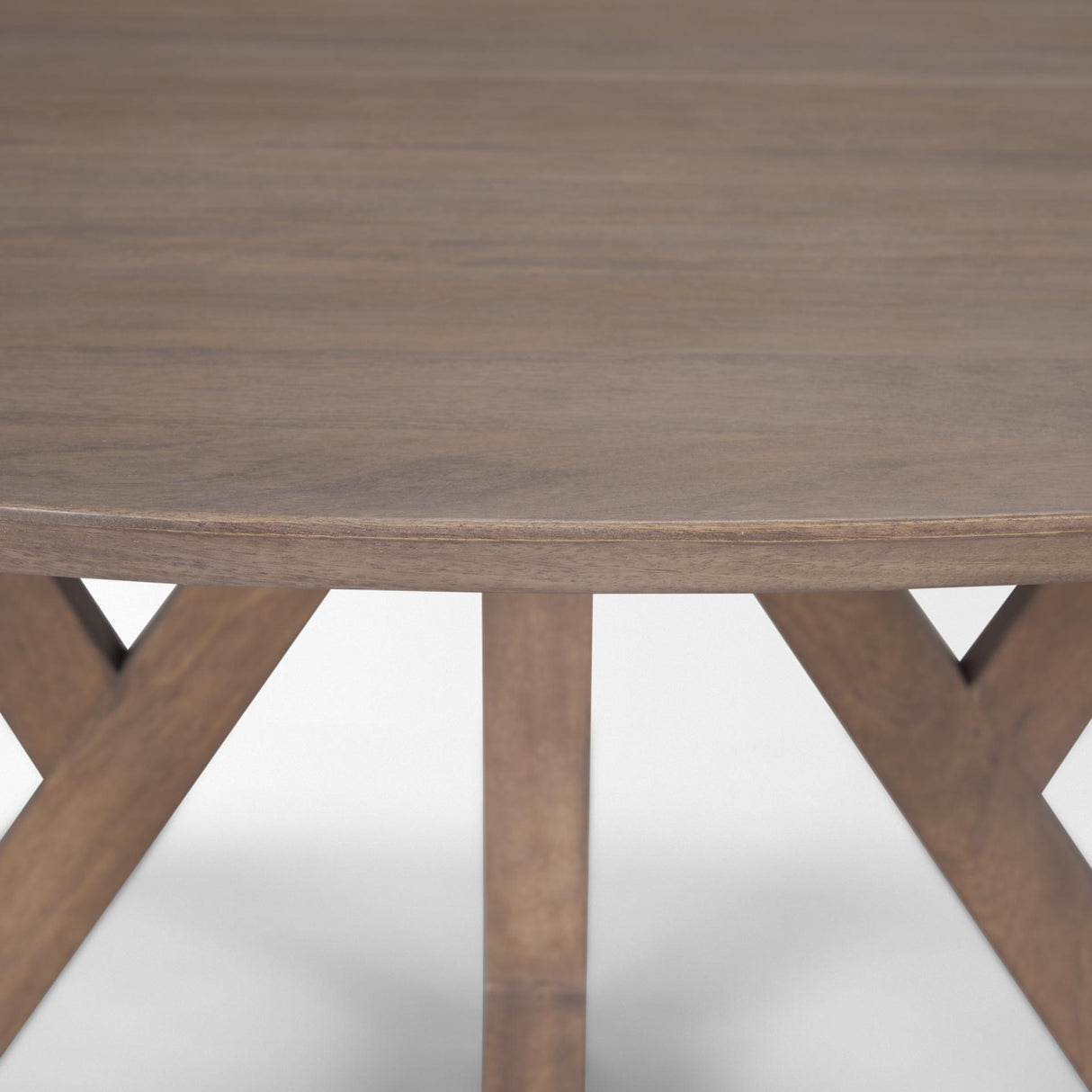 Mercana Jennings 60" Light Brown Wood Dining Table