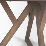 Mercana Jennings 60" Light Brown Wood Dining Table