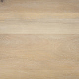 Mercana Shivon 84" Rectangular Light Brown Mango Wood W/ Travertine Dining Table