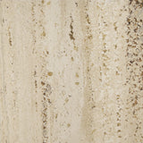 Mercana Shivon 84" Rectangular Light Brown Mango Wood W/ Travertine Dining Table