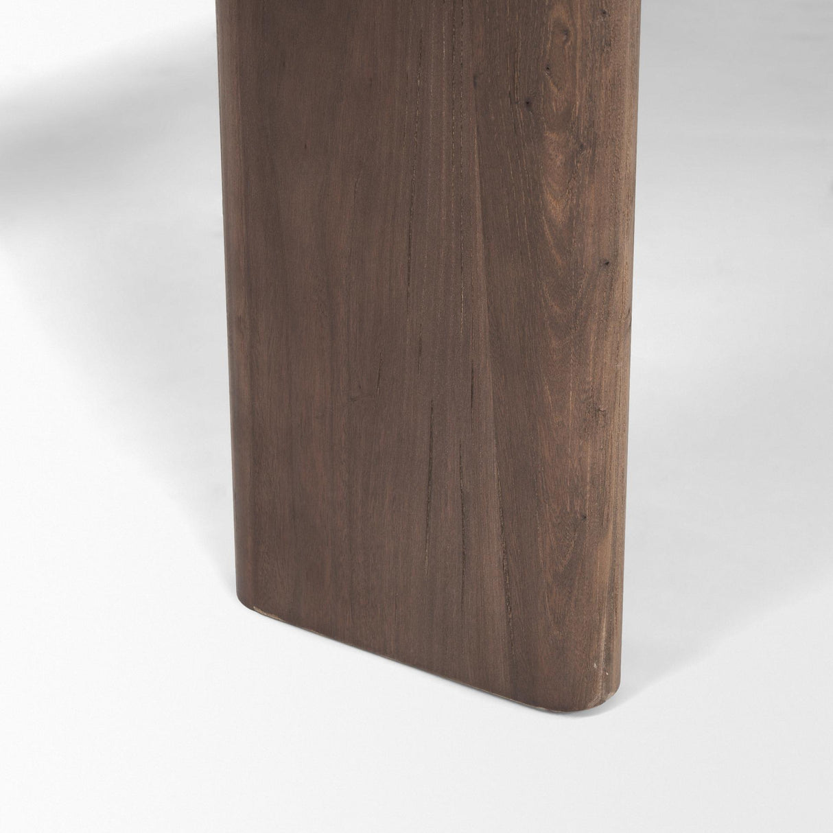 Mercana Sohan Dark Elm Wood Oval Dining Table