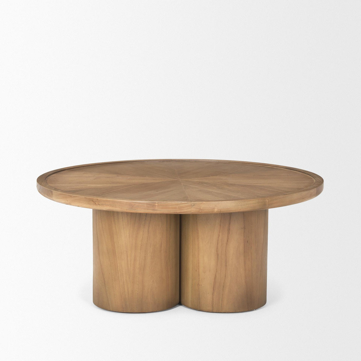 Mercana Tavi Medium Brown Round Coffee Table