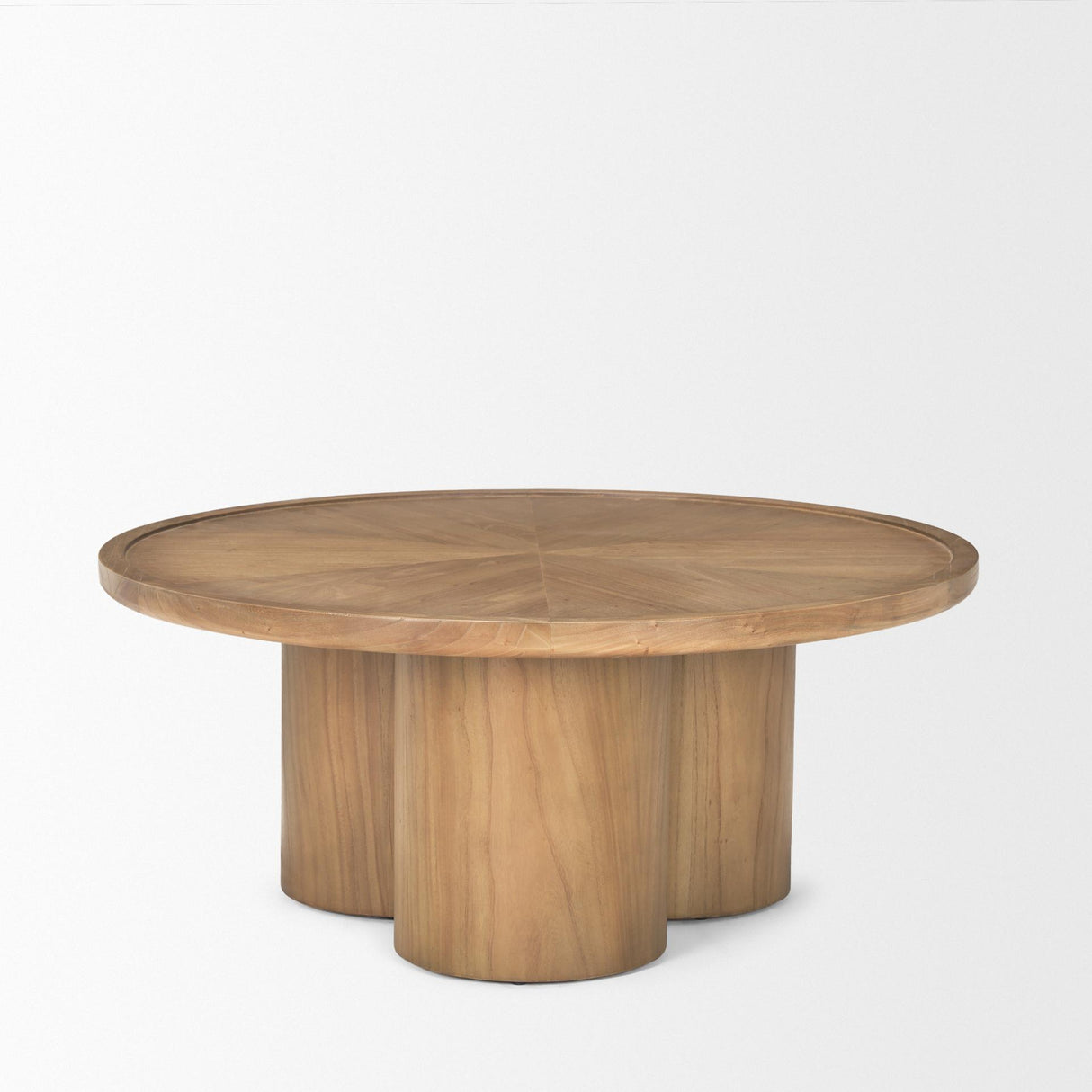 Mercana Tavi Medium Brown Round Coffee Table