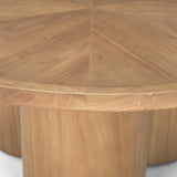 Mercana Tavi Medium Brown Round Coffee Table