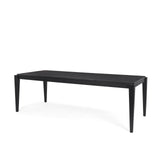 Mercana Teva Black Wood Rectangular 92" Dining Table