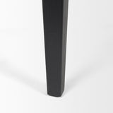 Mercana Teva Black Wood Rectangular 92" Dining Table