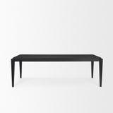 Mercana Teva Black Wood Rectangular 92" Dining Table