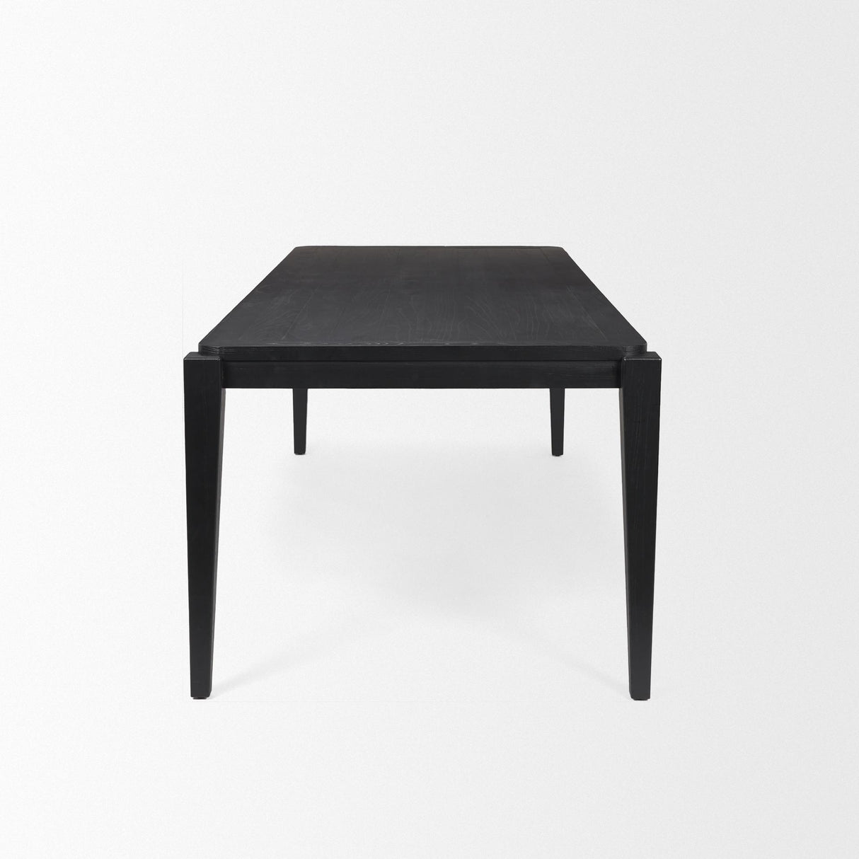 Mercana Teva Black Wood Rectangular 92" Dining Table