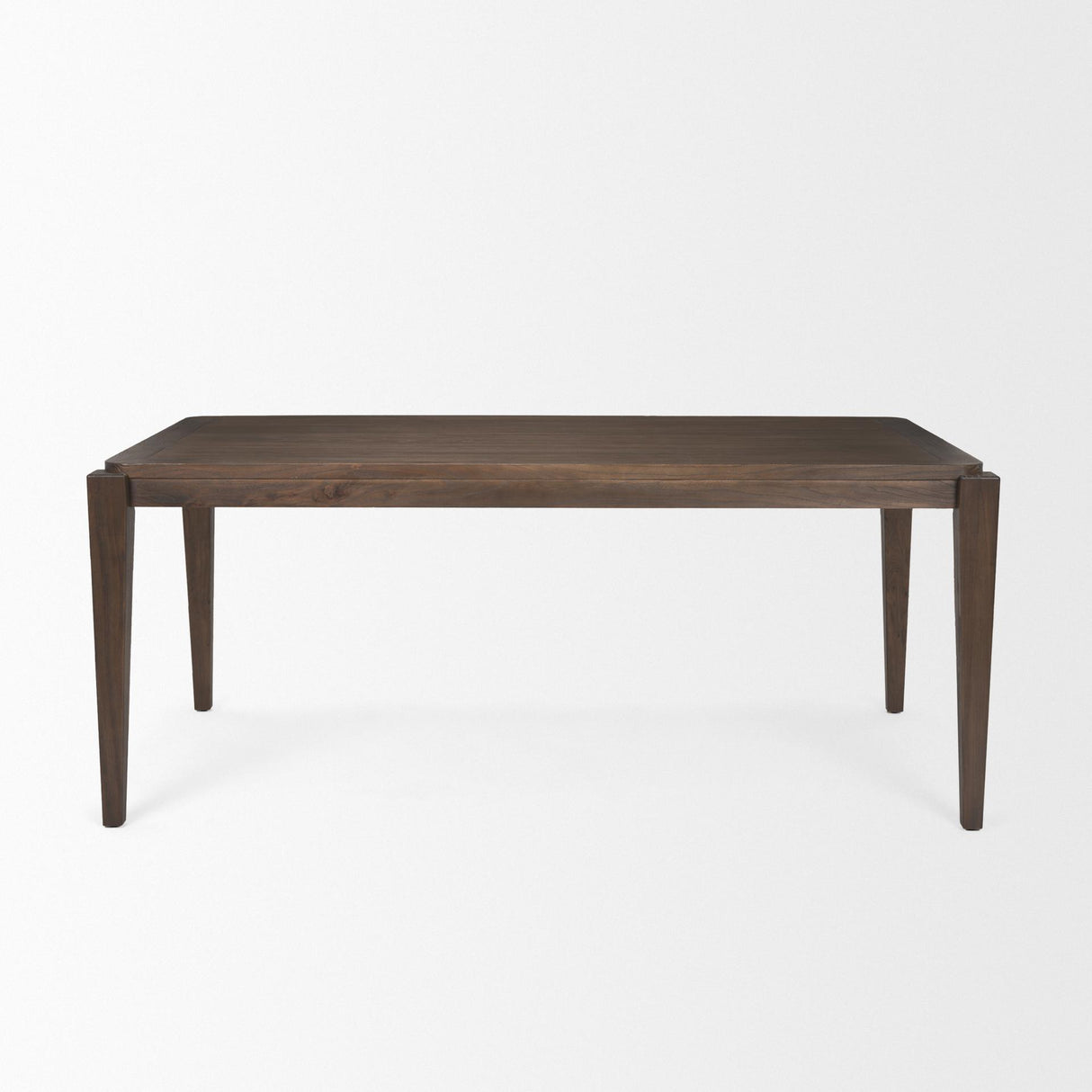 Mercana Teva Dark Brown Wood Rectangular 72" Dining Table