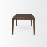 Mercana Teva Dark Brown Wood Rectangular 72" Dining Table