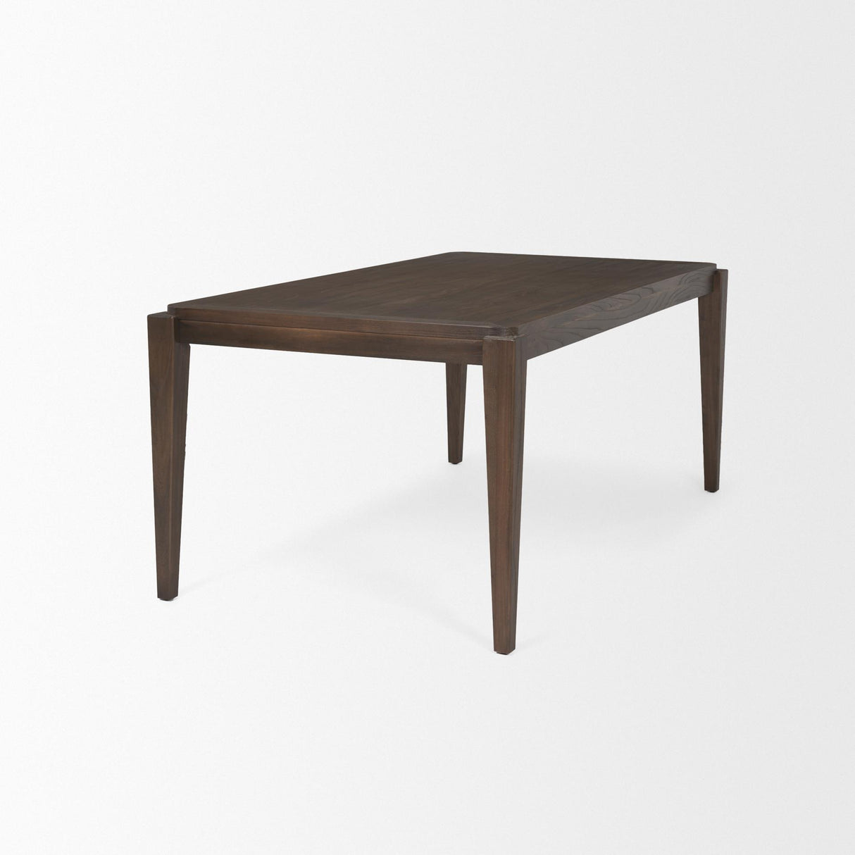 Mercana Teva Dark Brown Wood Rectangular 72" Dining Table