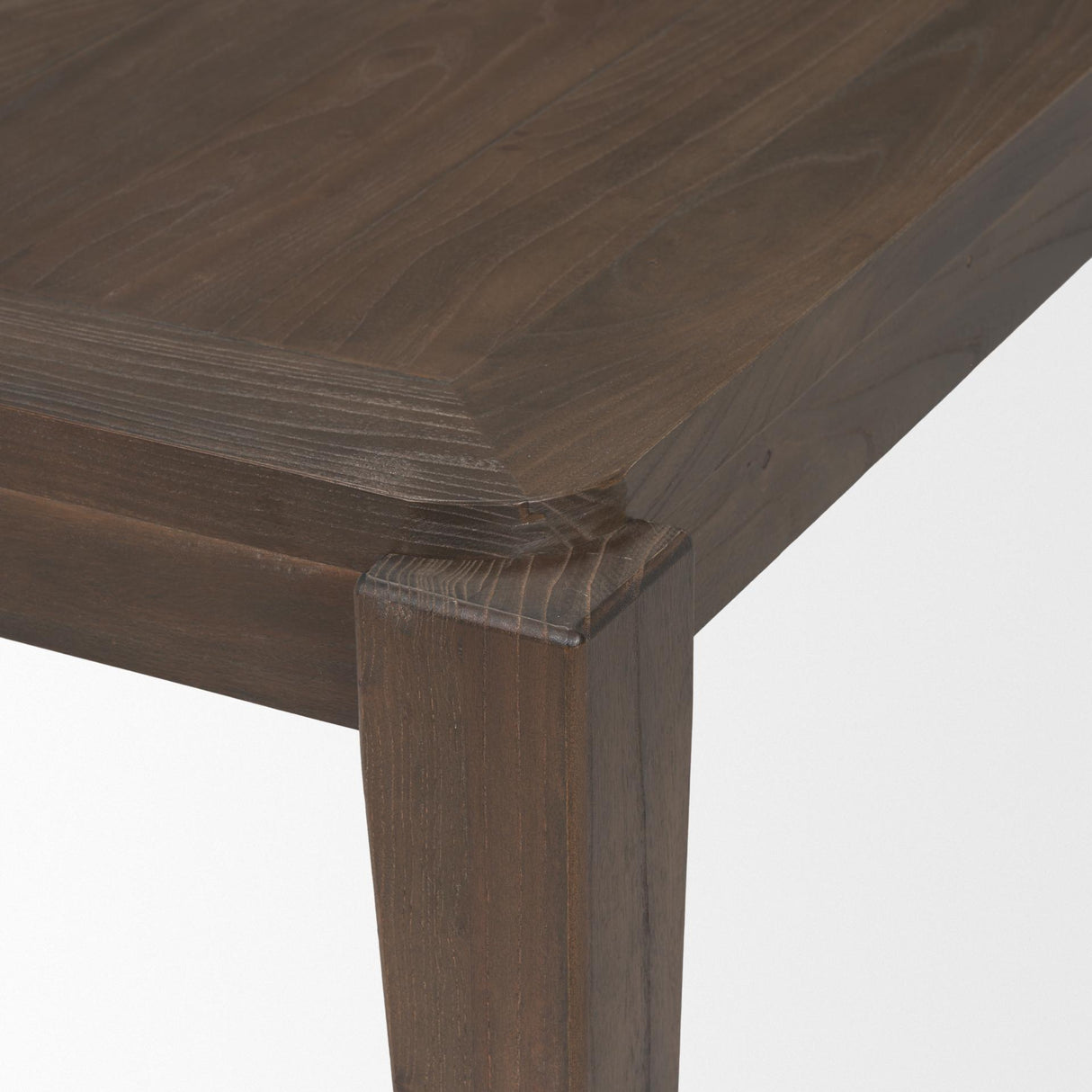 Mercana Teva Dark Brown Wood Rectangular 72" Dining Table