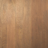 Mercana Swanson 60" Light Brown Wood Round Pedestal Dining Table