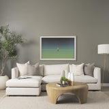 Mercana Shima Round Light Brown Wood W/Arched Legs Coffee Table