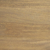 Mercana Shima Round Light Brown Wood W/Arched Legs Coffee Table