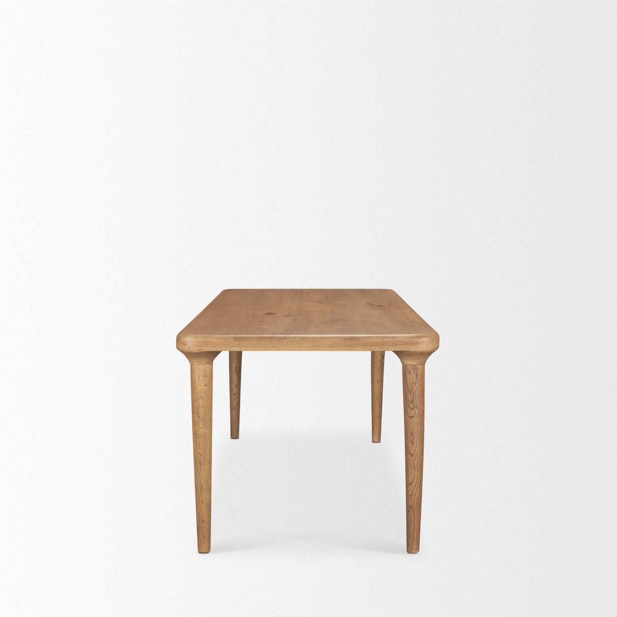 Mercana Suvan 72L Light Brown Rectangular Oak Wood Dining Table