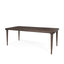 Mercana Suvan 84L Medium Dark Brown Rectangular Wood Dining Table