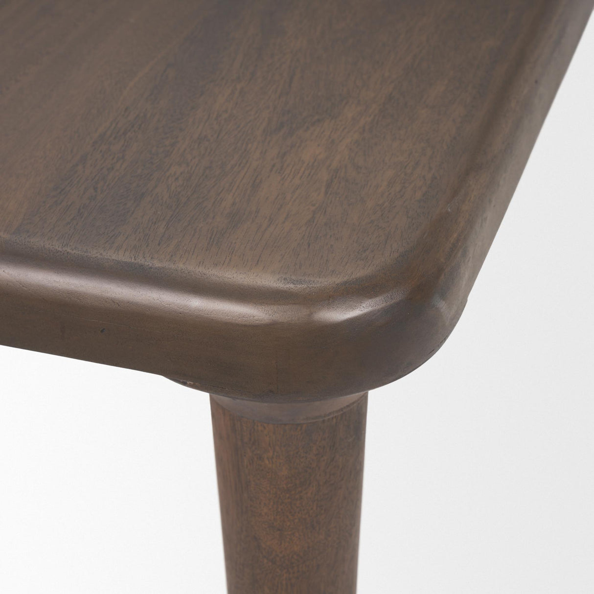 Mercana Suvan 84L Medium Dark Brown Rectangular Wood Dining Table