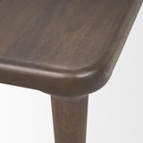 Mercana Suvan 84L Medium Dark Brown Rectangular Wood Dining Table
