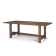 Mercana Suke 84" Medium Brown Rectangular Oak Dining Table