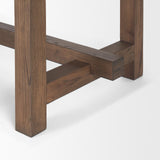 Mercana Suke 84" Medium Brown Rectangular Oak Dining Table