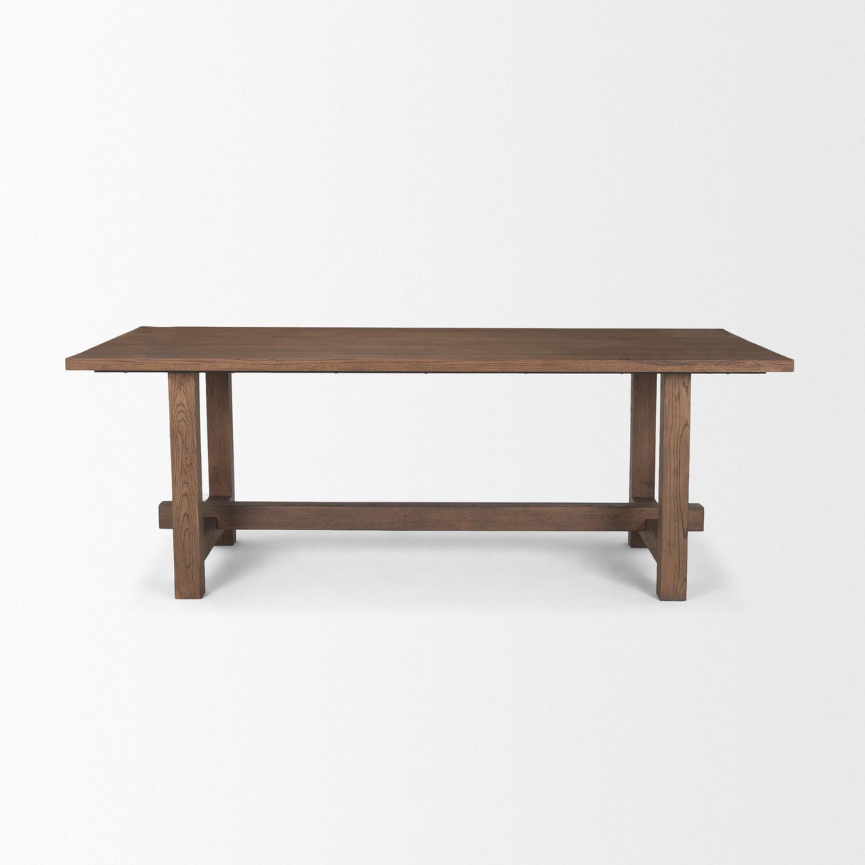 Mercana Suke 84" Medium Brown Rectangular Oak Dining Table