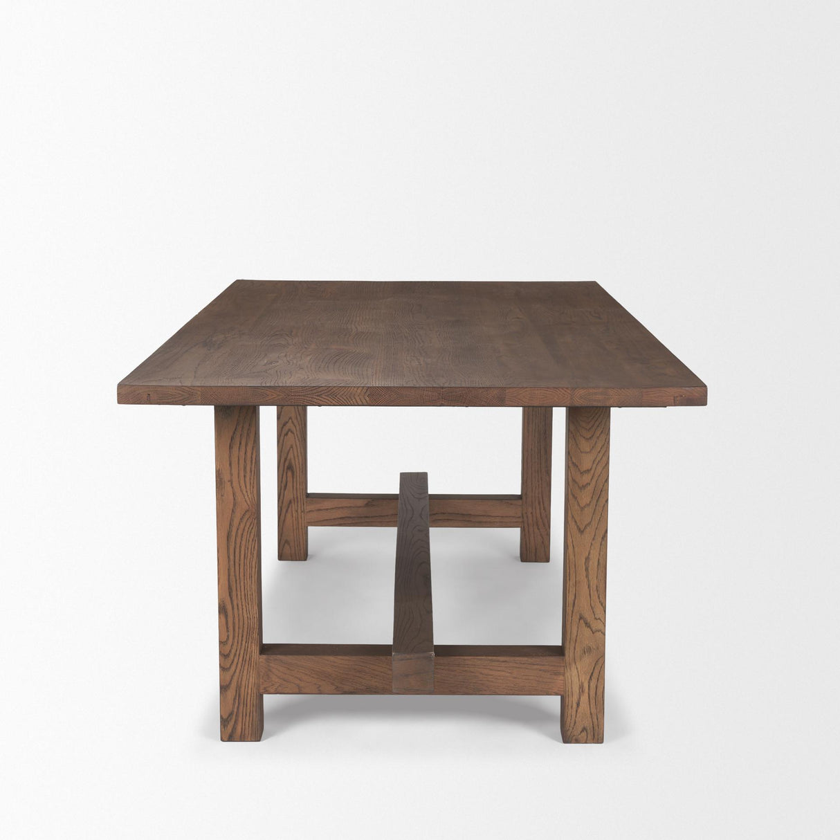 Mercana Suke 84" Medium Brown Rectangular Oak Dining Table