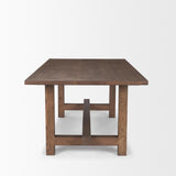 Mercana Suke 84" Medium Brown Rectangular Oak Dining Table