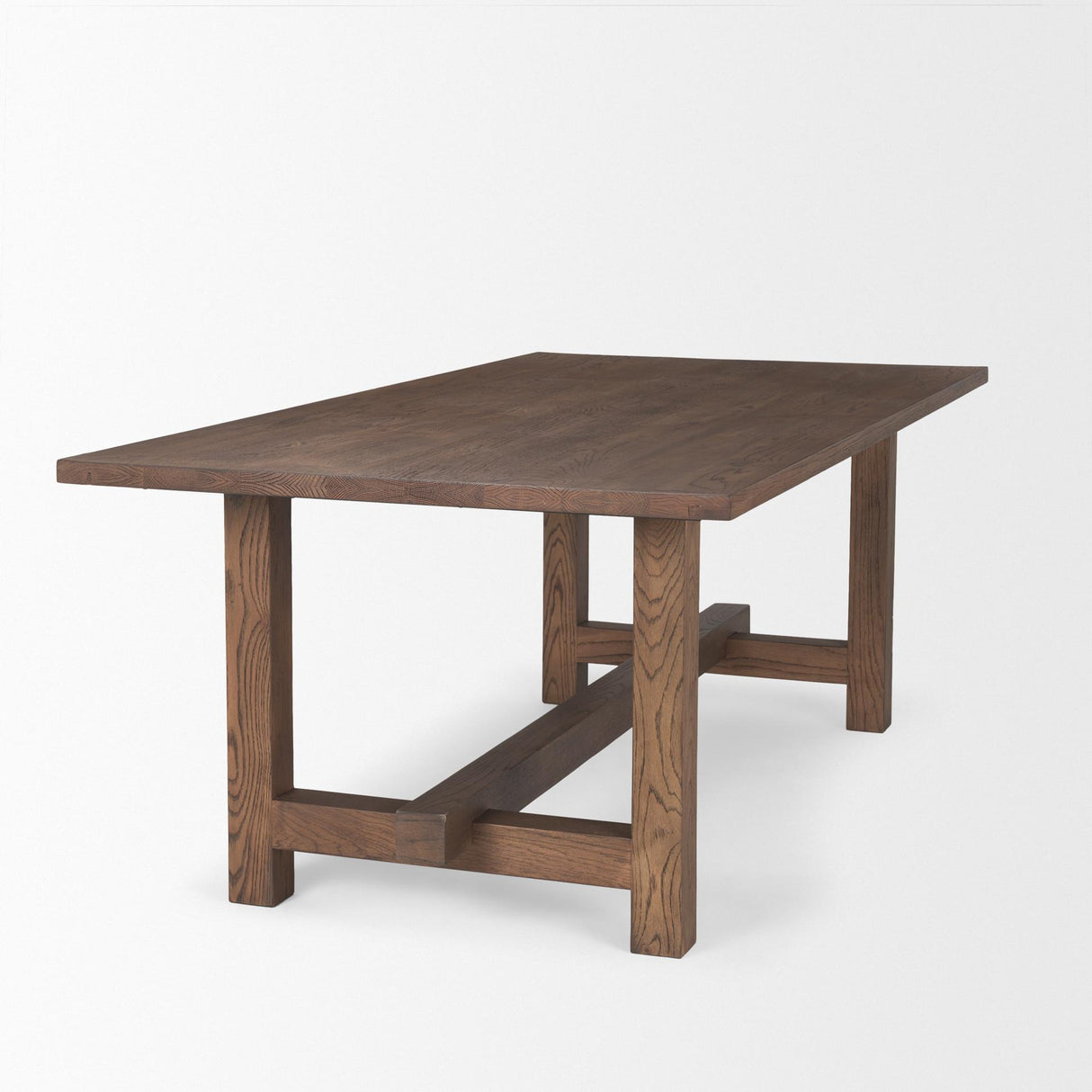 Mercana Suke 84" Medium Brown Rectangular Oak Dining Table