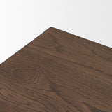 Mercana Suke 84" Medium Brown Rectangular Oak Dining Table