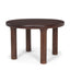 Mercana Soma 48" Red Brown Acacia Wood Round Dining Table