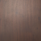 Mercana Soma 48" Red Brown Acacia Wood Round Dining Table