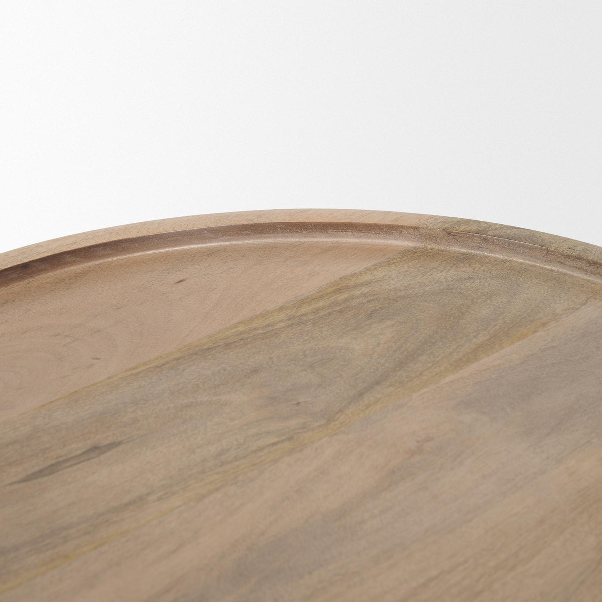 Mercana Takoda Light Brown Wood Tapered Drum Accent Table