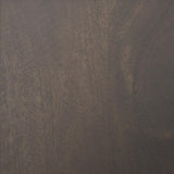 Mercana Takoda Dark Brown Wood Tapered Drum Accent Table
