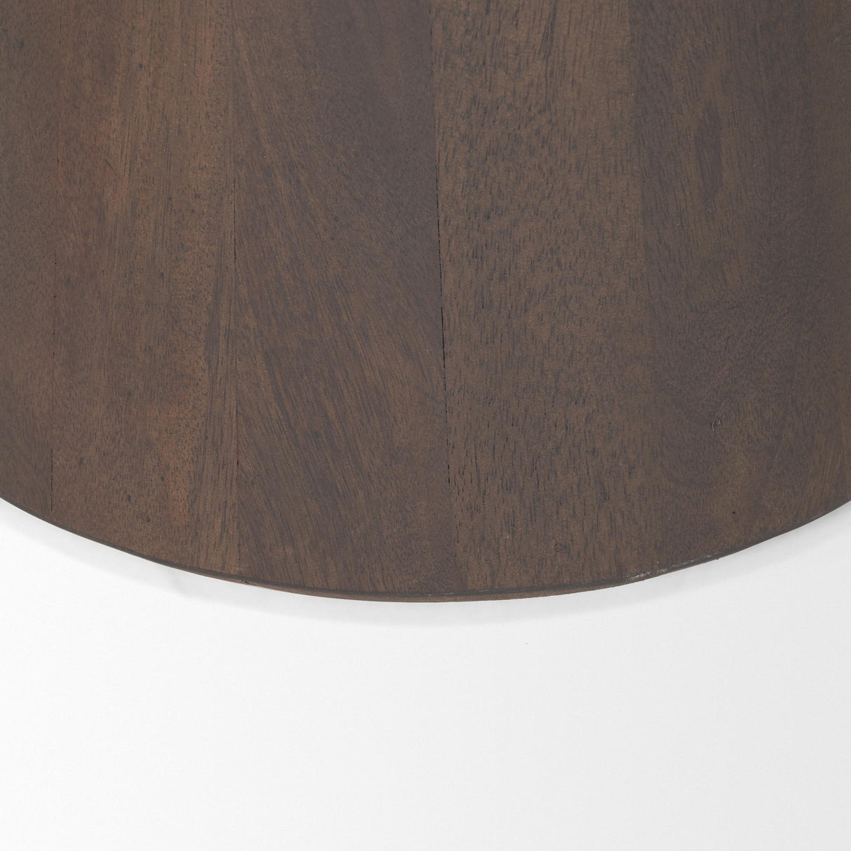 Mercana Takoda Dark Brown Wood Tapered Drum Accent Table