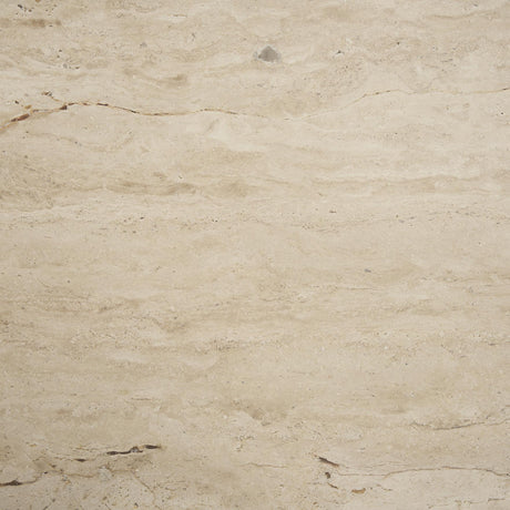 Mercana Syona Travertine + Mango Wood leg Oval Coffee table