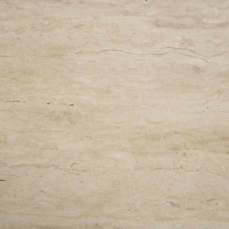 Mercana Symona Travertine and Mango Wood Rectangle Coffee Table