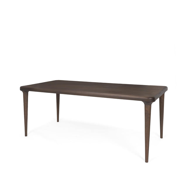 Mercana Suvan 72L Medium-Dark Brown Rectangular Wood Dining Table