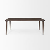 Mercana Suvan 72L Medium-Dark Brown Rectangular Wood Dining Table